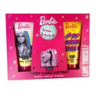 Set baño barbie 4 piezas gel150ml+leche 150ml + 2 bombas baño