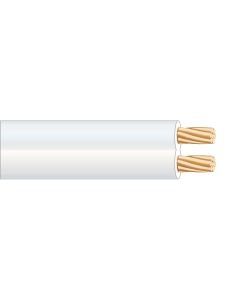 Paralelo 2x1,50mm blanco "audio" euro/m (bobina pequeña ø200x80mm)