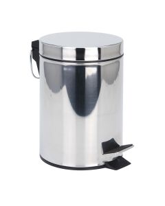 Papelera pedal de acero inox 3 l