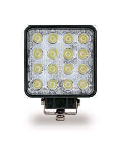 Faro de trabajo 16 led 3500lm, 10-48v 48w cuadrado goodyear
