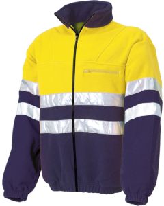 FORRO POLAR 4061 A.V.T-L AZUL/AMARILLO