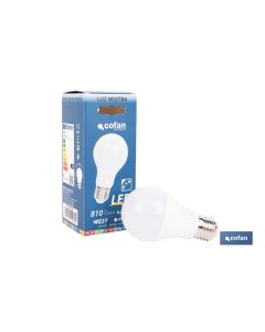 BOMBILLA CLASIC SENSOR E27 8.5W 810LM 4000K COFAN