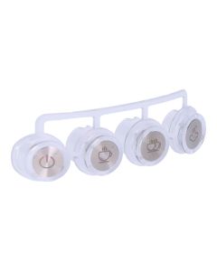 Set 4 botones de recambio para cafetera 07707 edm