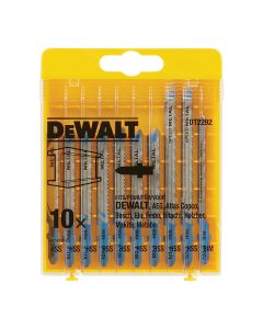 Set de 10 hojas de sierra de calar para metal dt2292-qz dewalt