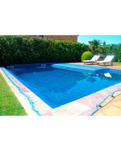 Malla para piscina 6x10m leaf pool cover