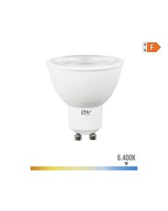 Bombilla dicroica led gu10 7w 600lm 6400k luz fria 120° ø5x5,5cm edm