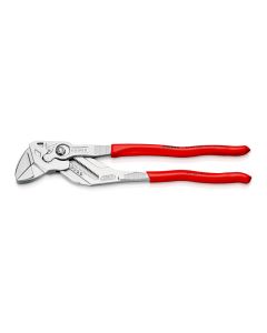 Tenaza llave alicate y llave en una sola herramienta recubiertos de plástico cromado 300 mm 8603300 knipex