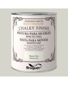 Rust-oleum chalky finish muebles blanco tiza 0,125l 5397508 bruguer