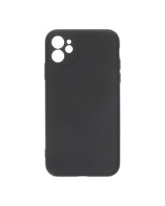 Carcasa negra de plástico soft touch para iphone 11