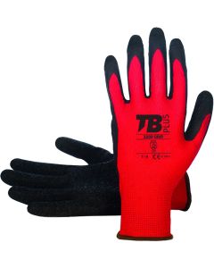 GUANTE LATEX RUGOSO 320P GRIP T-07 ROJO