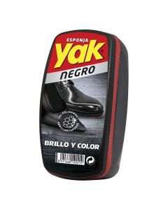 Esponja de calzado yak negro