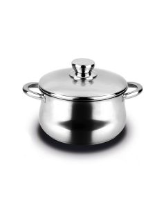 Olla inoxidable silverinox 6,8l + tapa acero inoxidable 18/10 fagor ø24x15cm