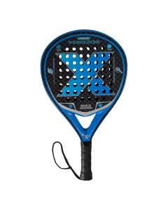 Pala de padel color azul, 37x26x3,5cm, 360g