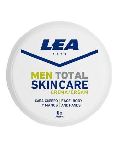 Crema lea men total skin 100ml cara, cuerpo, manos