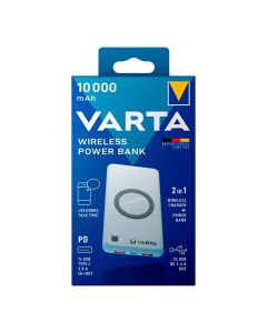 Wireless power bank 10.000mah varta 100/240v