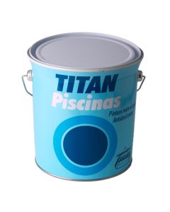 Pintura para piscinas al agua color blanco mate 4 l titan 5806106