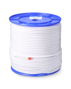 Cuerda de goma elástica blanca poliéster calibre 8 mm x 200 m
