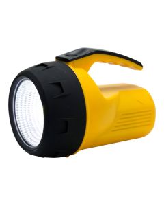 Linterna led de mano 180 lm, 4 x aa (no incluidas), amarilla, ø80 x 143 mm