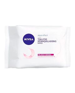 Toallitas desmaquillantes nivea 'piel seca y sensible' 25 unid.