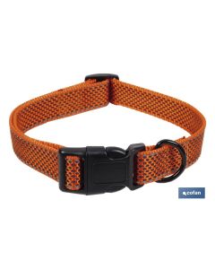 COLLAR PARA PERROS NARANJA 2.5X45-70 COFAN