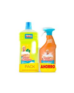 Pack don limpio limón 1300 ml + pistola cocina 720 ml