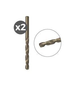 Pack 2 brocas para metal hss-co 2,0x24/49 / 2k 530493 fischer