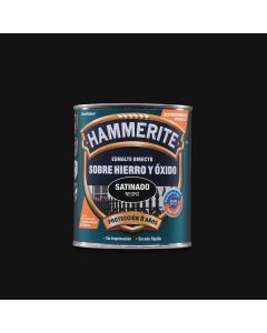 Hammerite esmalte metalico satinado negro 0.750l 5093689