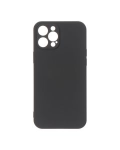 Carcasa negra de plástico soft touch para iphone 12 pro max