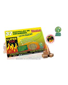 Pack 32 unid. pastillas ecologicas 08100 super foc