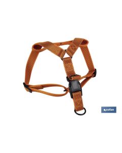 ARNES PARA PERROS REFLECTANTE NARANJA  1,5 X 30-50 CM COFAN