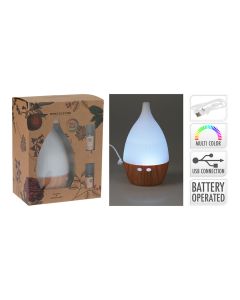 Humidificador con aroma, led multicolor, usb, cc5056760, aroma di rogito