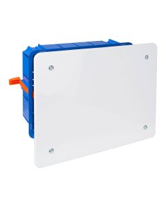 Caja de conexion de empotrar en tabique hueco 194x154x50mm (retractilado) solera 5314gw