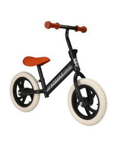Bicicleta de equilibrio y aprendizaje para niños, negra, máx 40 kg
