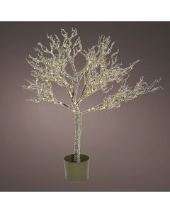 Arbol led modelo rustico con maceta ip44 100cm