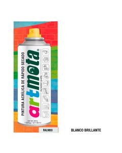 Spray blanco mate ral9003 216ml la05 mota