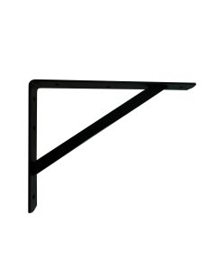 Escuadra reforzada plm04 negra 300 x 220 mm