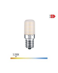 Bombilla pebetero tubular led e14 3w 250lm 3200k luz calida ø1,8x5,2cm edm