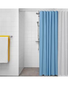 Cortina de baño basic azul 180 x 180 cm