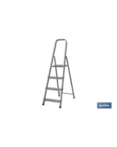 ESCALERA ALUMINIO 4 PELDAÑOS Y 0,89 M ALTURA ÚTIL COFAN
