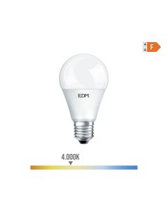 Bombilla standard led e27 10w 932lm 4000k luz dia ø6x10,8cm edm