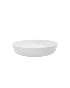 Plato de inyeccion para maceta color blanco ø17cm