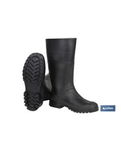 BOTA ALTA DE AGUA PVC NEGRA TALLA 38 COFAN