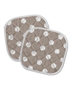 Agarradores cocina acolchados topos 20x20cm. inofix