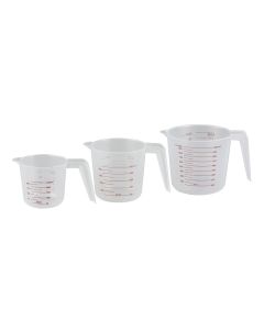 Juego de 3 jarras medidoras de 250/500/1000ml