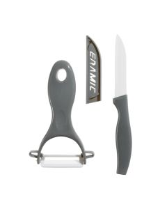 Kit pelador + cuchillo ceramico