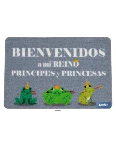 FELPUDO ESTAMPADO DIGITAL MODELO RANAS 40x60 COFAN