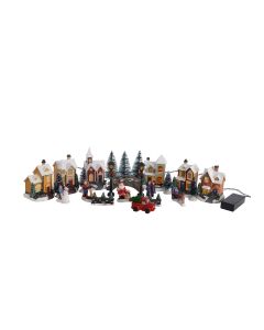 Pueblo navideño 2xaa no incluidas