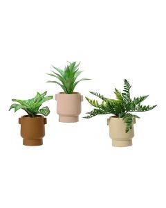 Planta artificial de 25cm con macetas colores surtidos 808559