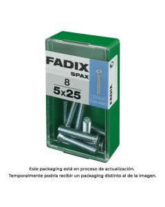 Caja s 8 unid. tornillo metrica cp m 5x25mm fadix