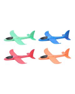 Avion planeador de porexpan 47x39x12cm colores surtidos